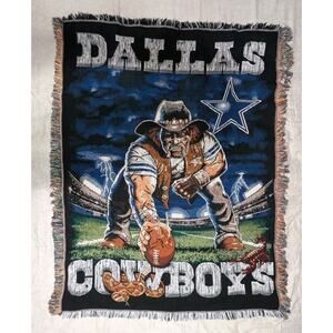 Vintage Northwest Company Dallas Cowboys Throw Blanket 58"×44"